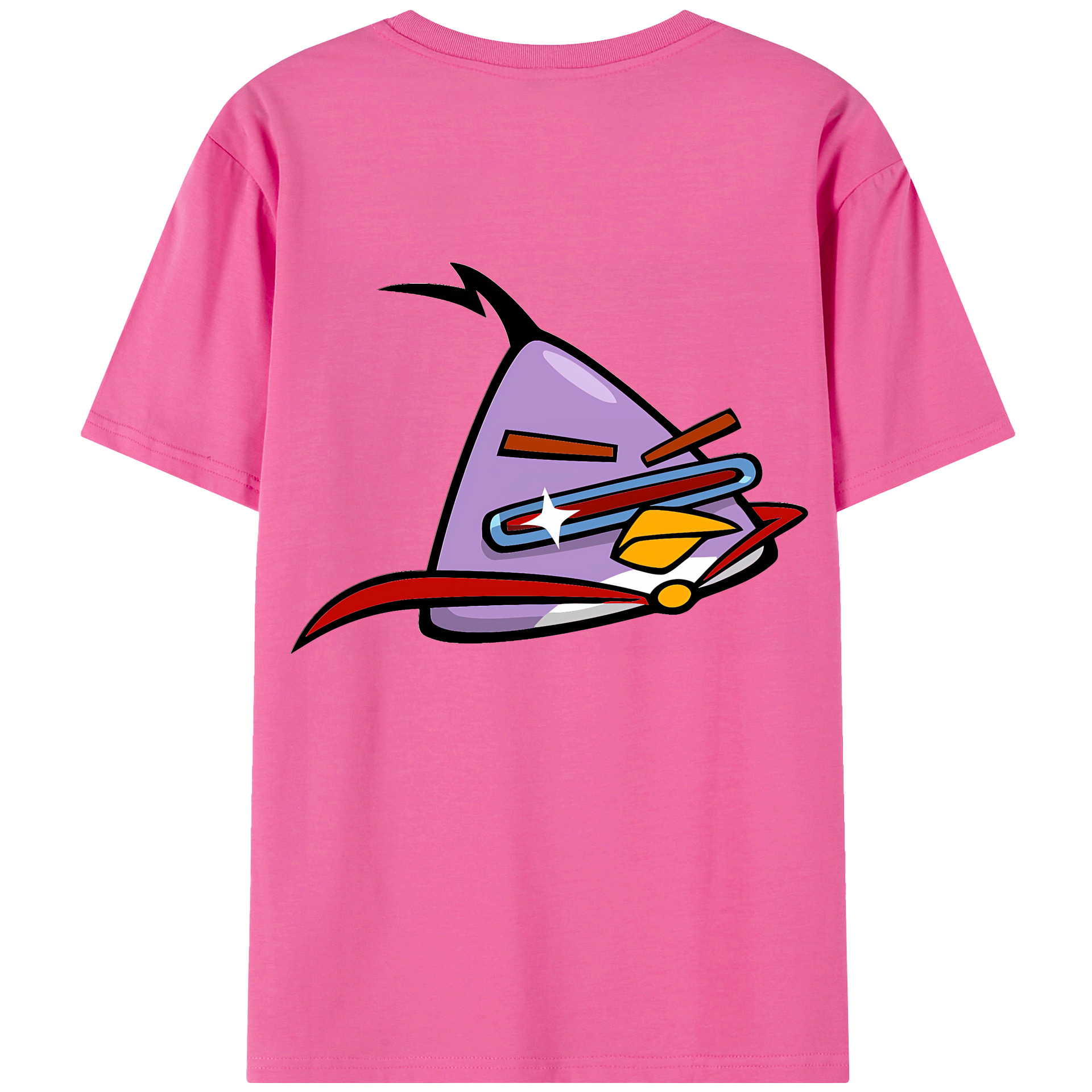 （画像用） Angry Birds アングリーバード レディース半袖Tシャツ(バックプリント)